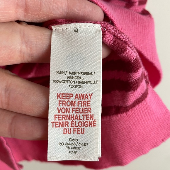 Mini Boden Girls Animal Print Sweater Dress in Pink Ruby Zebra Size 5-6 - Picture 4 of 4